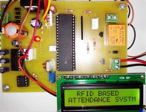 active rfid based attendance system|rfid attendance system using atmega32.